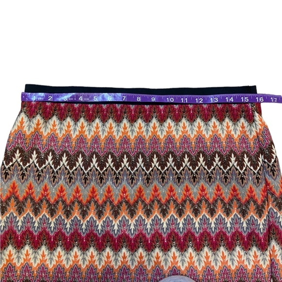 JUNIEblake Multi-Colored Aztec Pencil Skirt Large - Picture 10 of 11